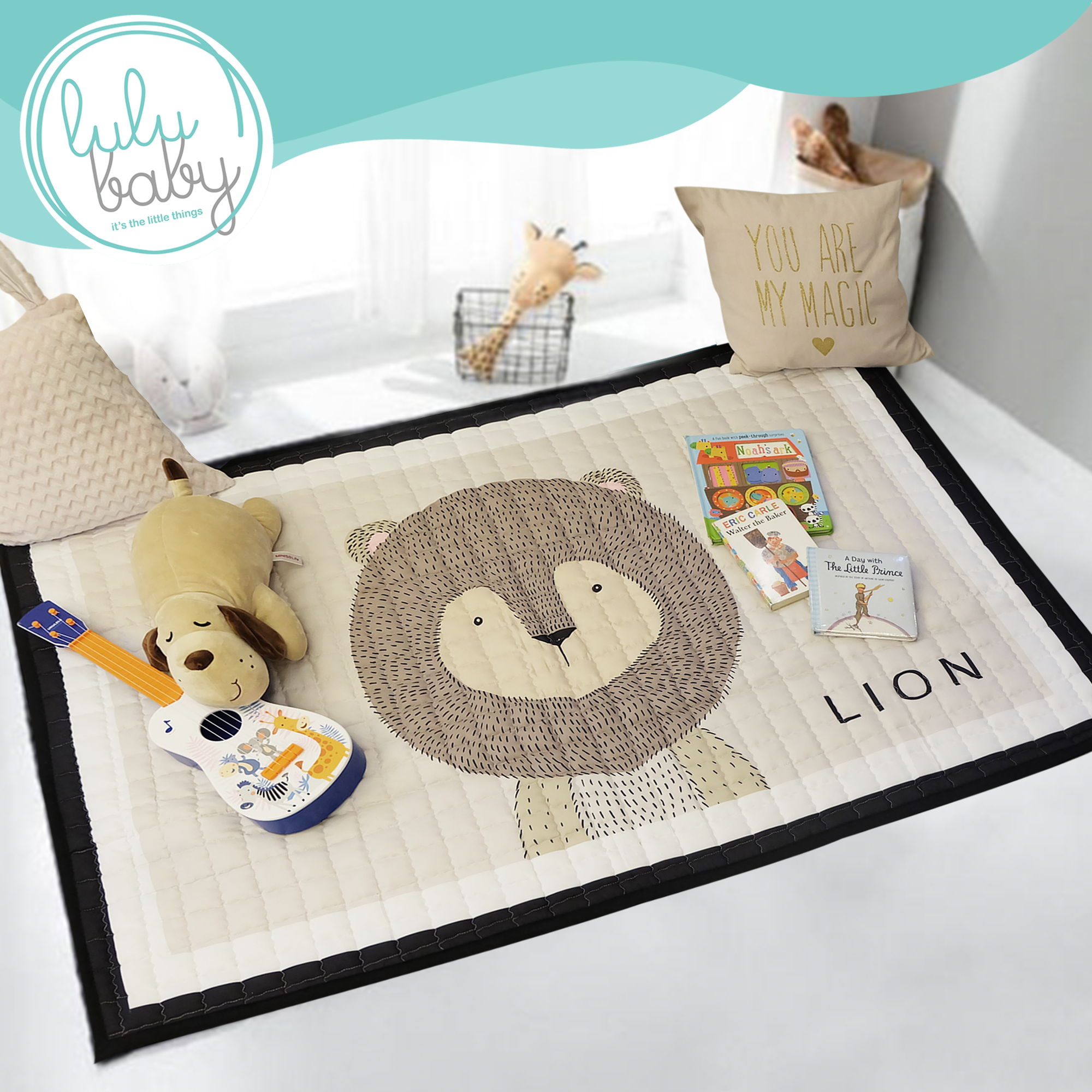 Lulubaby Quilted Playmat (Rabbit) – Lulubaby